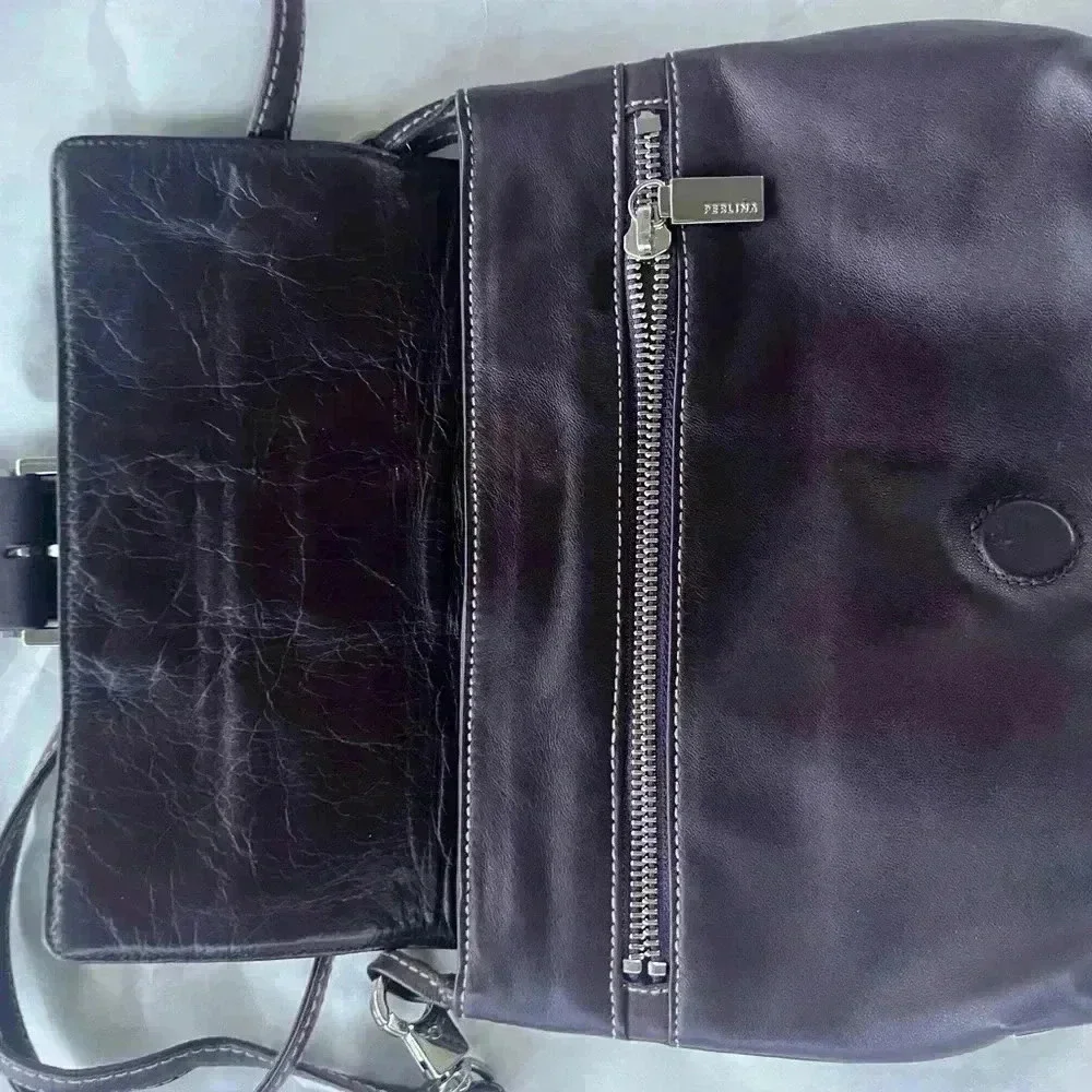 Perlina  Leather Crossbody Bag - Picture 4 of 13